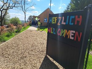 Das Gelände des neuen Streuobstkindergartens